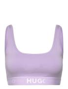 Bralette Sporty Logo HUGO Purple