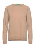 Crewneck Jersey United Colors Of Benetton Beige