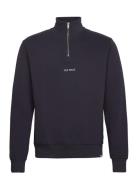 Dexter Half-Zip Sweatshirt Les Deux Navy