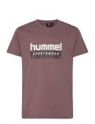 Hmltukas T-Shirt S/S Hummel Burgundy