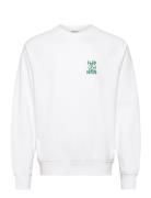 Callan Printed Crew J. Lindeberg White