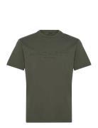 Hs Embossed Tee Hackett London Green