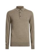 Mode Merino Ls Polo AllSaints Beige