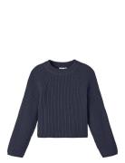 Nkfvenja Ls Loose Short Knit Name It Navy