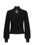 Onlrebecca Ls Mix Highneck Knt ONLY Black