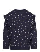 Sweat Shirt Line Ruffel Petit Piao Navy