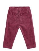 Pants Aop Velour Minymo Pink