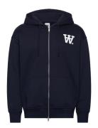 Wwmya Not To Be Trusted Hoodie Gots Double A By Wood Wood Navy