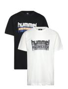 Hmltukas T-Shirt S/S 2-Pack Hummel Black