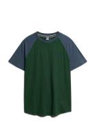 Essential Logo Baseball Tshirt Superdry Green