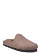 Felt Slipper M Exani Brown