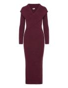 Amaya Knitted Dress Twist & Tango Burgundy