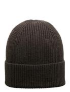 Slhmason Merino Wool Beanie Selected Homme Brown