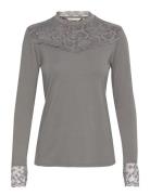 Crtrulla Jersey Blouse Cream Grey