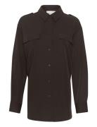 Malenagz Ls Shirt Gestuz Brown