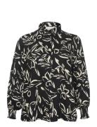 Kcflora Shirt Kaffe Curve Black