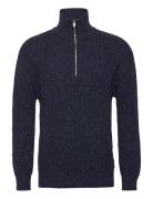 Structured Knit Troyer Tom Tailor Navy