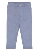 Cotton Ribbed Leggings Mango Blue