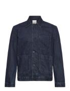 Pocketed Denim Jacket Mango Navy