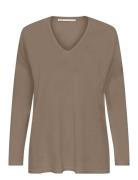 Onlamalia Ls V-Neck Cc Knt ONLY Beige