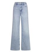 Danila Medium-Rise Wideleg Jeans Mango Blue