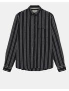 Akleif Structure Shirt Anerkjendt Black