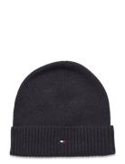 Th Flag Pima Cotton Beanie Tommy Hilfiger Grey