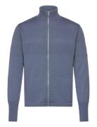 Wool Klemens Zip Knit Mads Nørgaard Blue