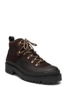 Boots - Flat - With Laces ANGULUS Brown