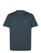 Cotton Jersey Frode Emb Logo Tee Mads Nørgaard Blue