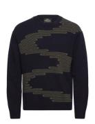 Eco Wool Vilhelm Lines Knit Mads Nørgaard Navy