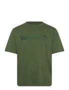 Hampthon Short Sleeve Tee Black Forest Green Timberland Green