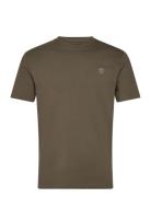 Dunstan River Short Sleeve Tee Leaf Green-Cassel Earth Timberland Khak...