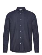 Desert Reg Stripe Shirt Les Deux Navy