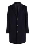 Dc Wool Mix Coat Tommy Hilfiger Navy