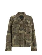 Elm Camo Jacket AllSaints Green