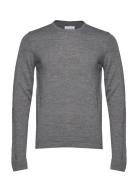 Merino Knit O-Neck Lindbergh Grey