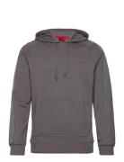 Tonal Logo Hoodie HUGO Grey