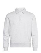 100% Cotton Polo Sweatshirt Mango Grey