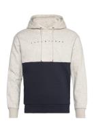 Jjstar Jj Blocked Sweat Hood Jack & J S Beige