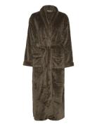 Filipa Fleece Robe Long Missya Brown