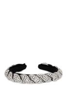 Sarah Crystal Headband SUI AVA White