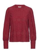 Objfeodora L/S Top Noos Object Burgundy