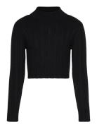 Cropped Knit Pullover Tom Tailor Black