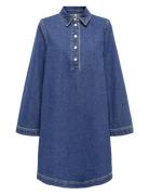 Onlfreya L/S Bell Dress Dnm Gua ONLY Blue