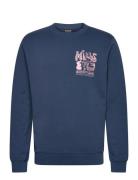 Left Chest Artwork Sweatshirt Scotch & Soda Navy