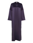 Nina V-Neck Dress Ahlvar Gallery Purple