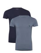 Men's Knit 2-Pack T-Shirt Emporio Armani Navy