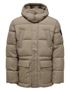 Onsarwin Puffer Coat Otw Bf ONLY & SONS Grey