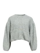 Objsaggia Lo L/S Knit Cardigan 135 Object Grey